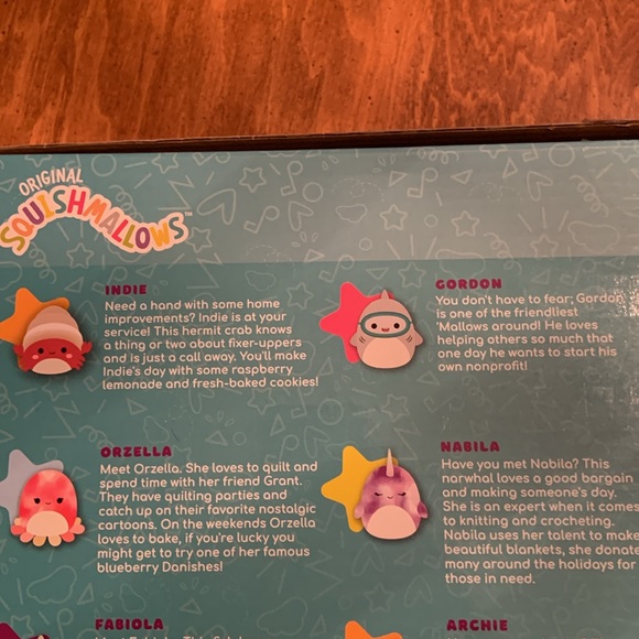 Kelly toys original squishmellows water crew, like new, in box, smoke free home - Picture 14 of 15